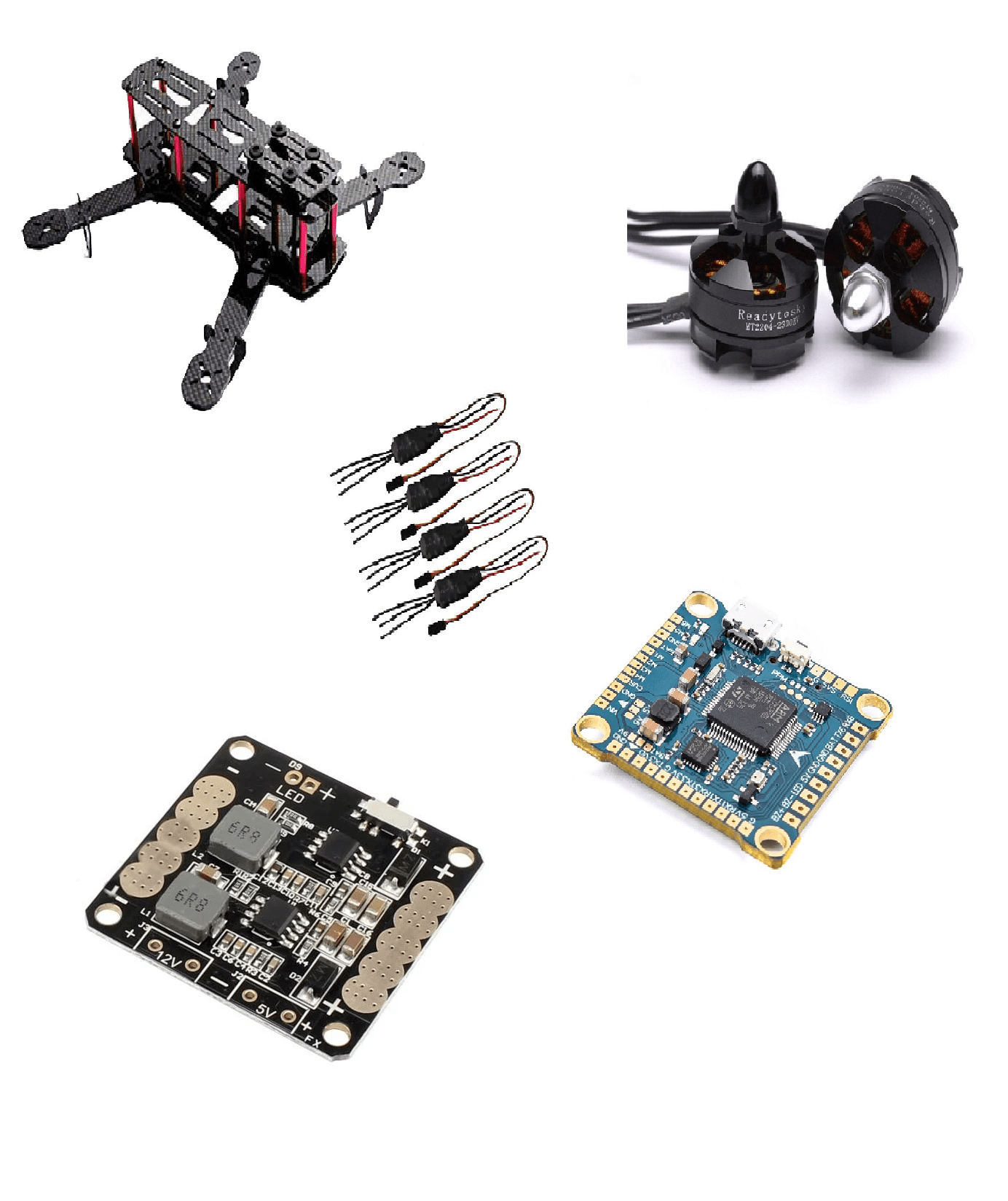 QAV250 250mm FPV Racing Quadcopter Combo Kit - Image 2