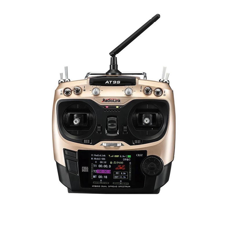 RadioLink AT9S Pro 2.4GHz 12CH RC Drone Remote with R9DS Receiver - Image 3