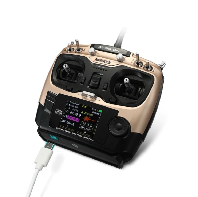 RadioLink AT9S Pro 2.4GHz 12CH RC Drone Remote with R9DS Receiver - Image 4