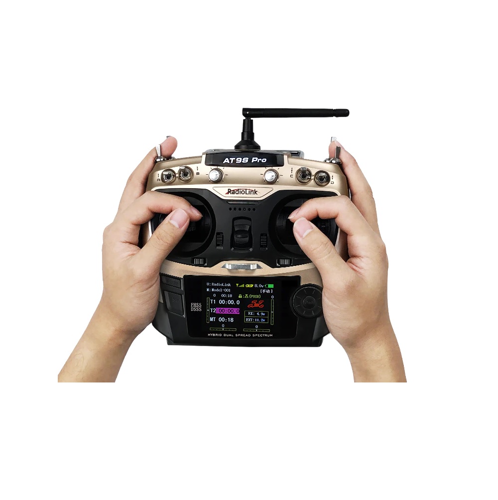 RadioLink AT9S Pro 2.4GHz 12CH RC Drone Remote with R9DS Receiver - Image 5