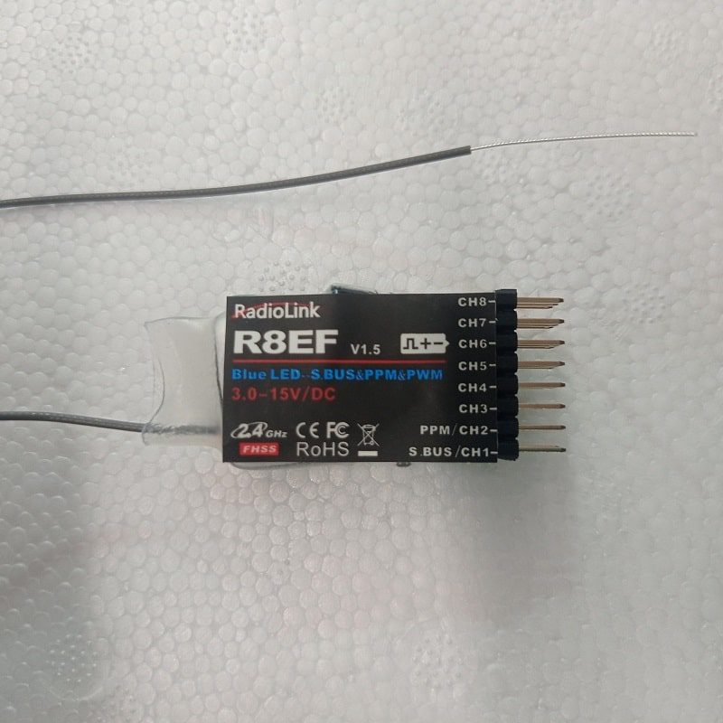 RadioLink T8FB 2.4GHz 8-Channel RC Remote Transmitter with R8EF Receiver - Image 2