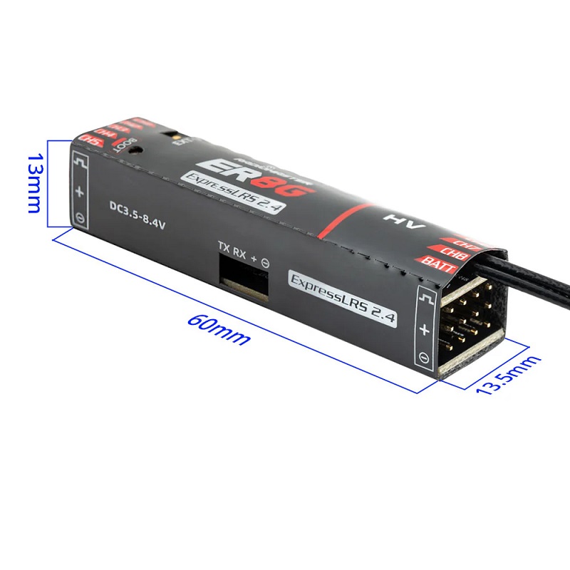 RadioMaster ER8G 2.4GHz ELRS PWM Receiver - Image 5