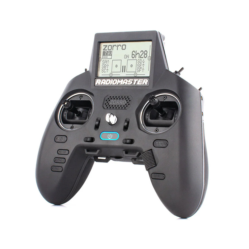 RadioMaster Zorro Radio Transmitter 4-in-1 with RP1 Receiver - Black - Image 3