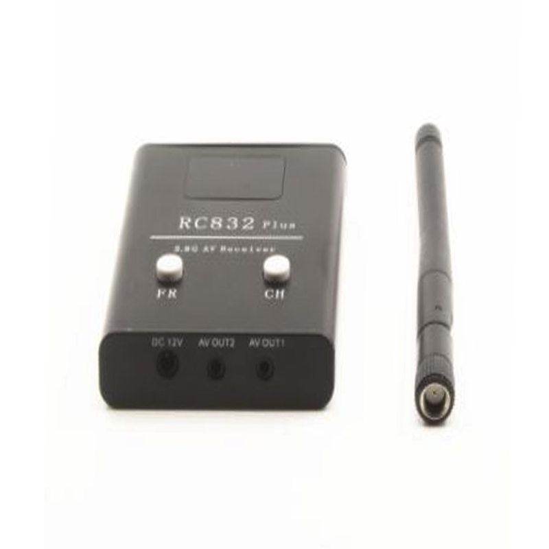 RC832 Plus 5.8G 48CH Wireless AV Receiver - Black