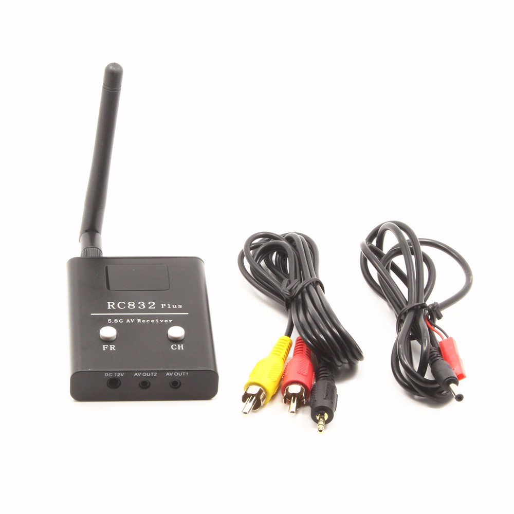 RC832 Plus 5.8G 48CH Wireless AV Receiver - Black - Image 2