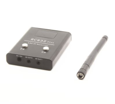 RC832 Plus 5.8G 48CH Wireless AV Receiver - Black - Image 3