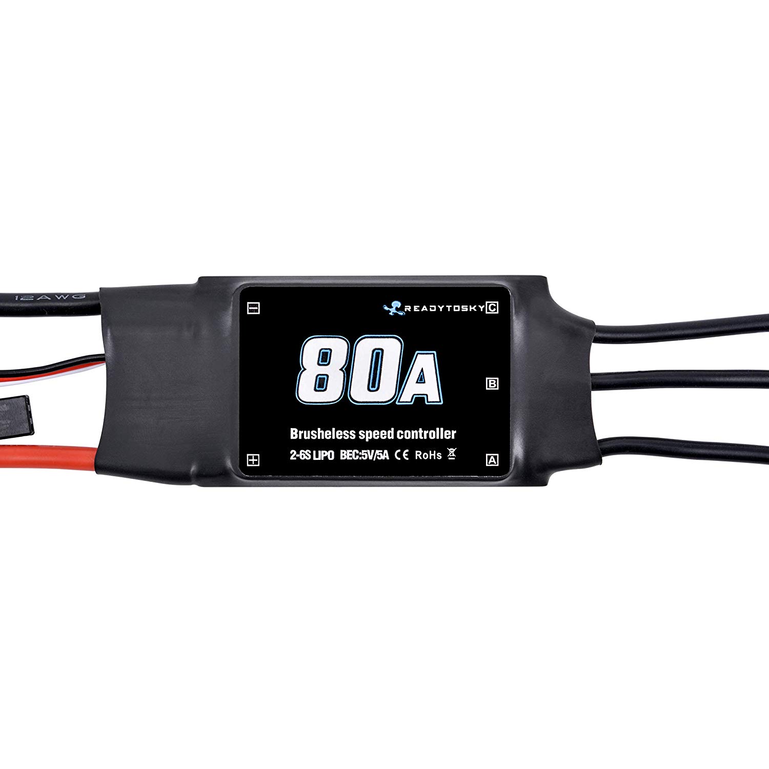 ReadyToSky 80A 2-6S Brushless ESC Speed Controller - Image 4