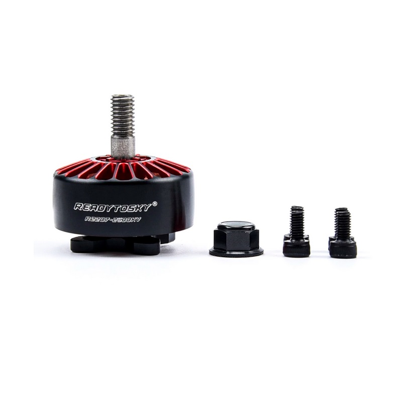 ReadyToSky R2207 2207 2450KV CCW FPV Brushless Motor - Black Cap - Image 2
