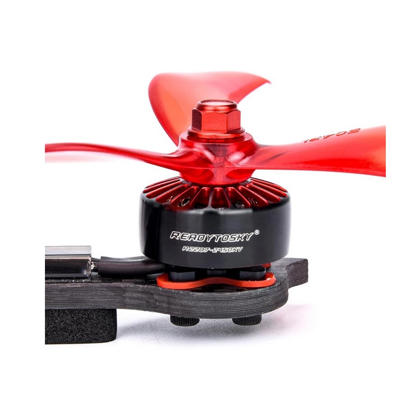 ReadyToSky R2207 2207 2450KV CW FPV Brushless Motor - Red Cap