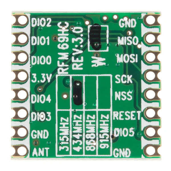 RFM69HCW Wireless Transceiver Module - 434MHz FSK/OOK - Image 2