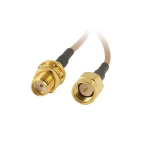 RG316 Coaxial Cable SMA Male to Female Pigtail RF Antenna - 10cm