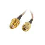 RG316 Coaxial Cable SMA Male to Female Pigtail RF Antenna - 10cm