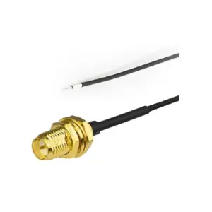 RP-SMA Female to Stripping Head Connector Cable 5cm RG1.13