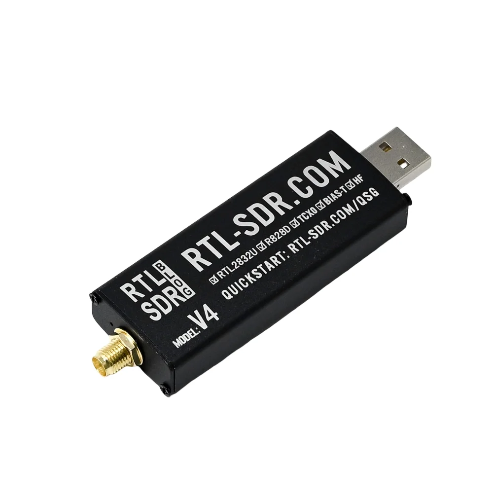 RTL-SDR Blog Blog V4 R828D RTL2832U 1PPM TCXO SMA Software Defined Radio Dongle