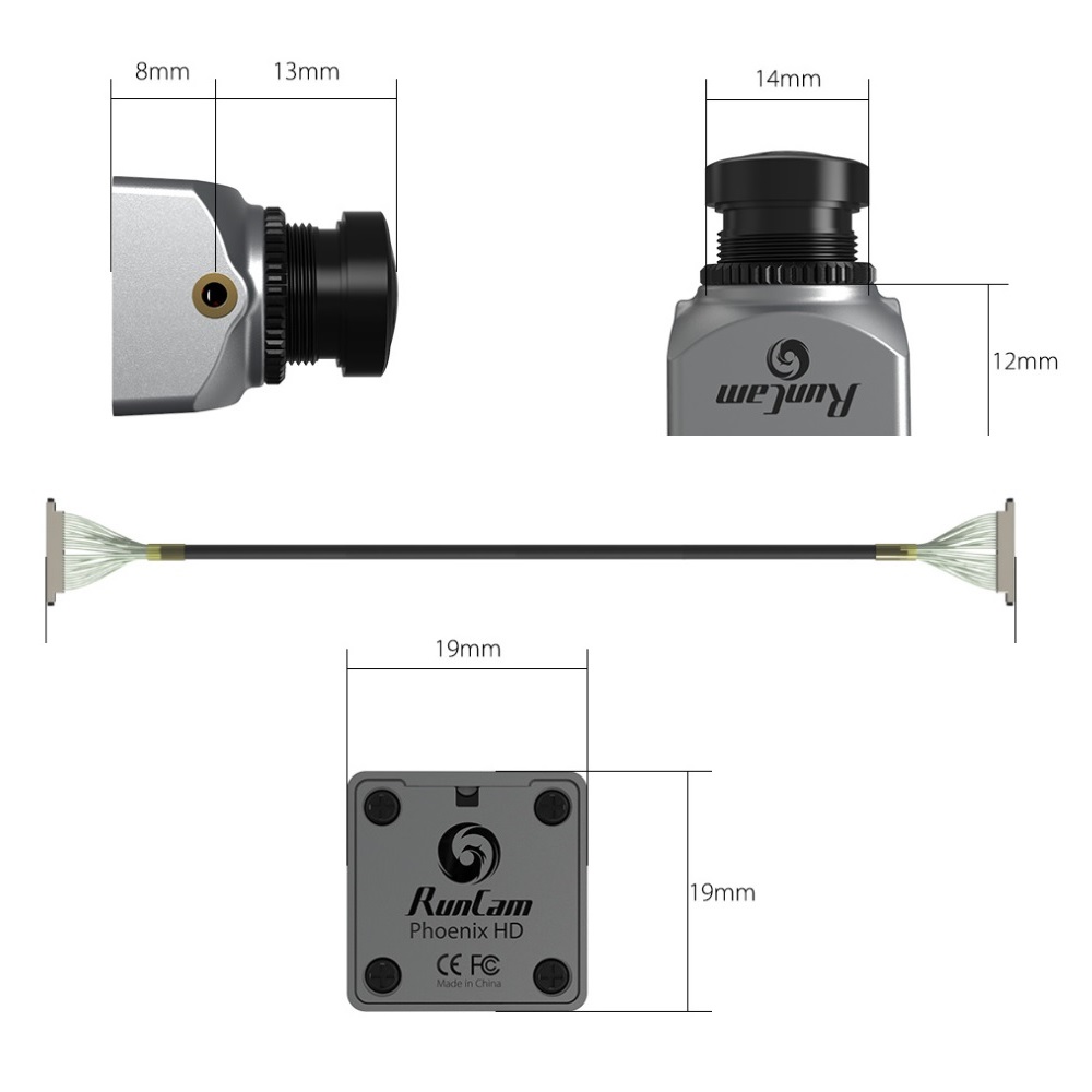 RunCam Phoenix HD Camera with 12 cm Cable - Image 4