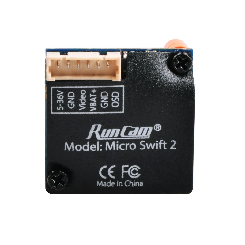 RunCam Swift 2 600TVL FPV Camera Integrated OSD 2.3mm Lens - Image 3