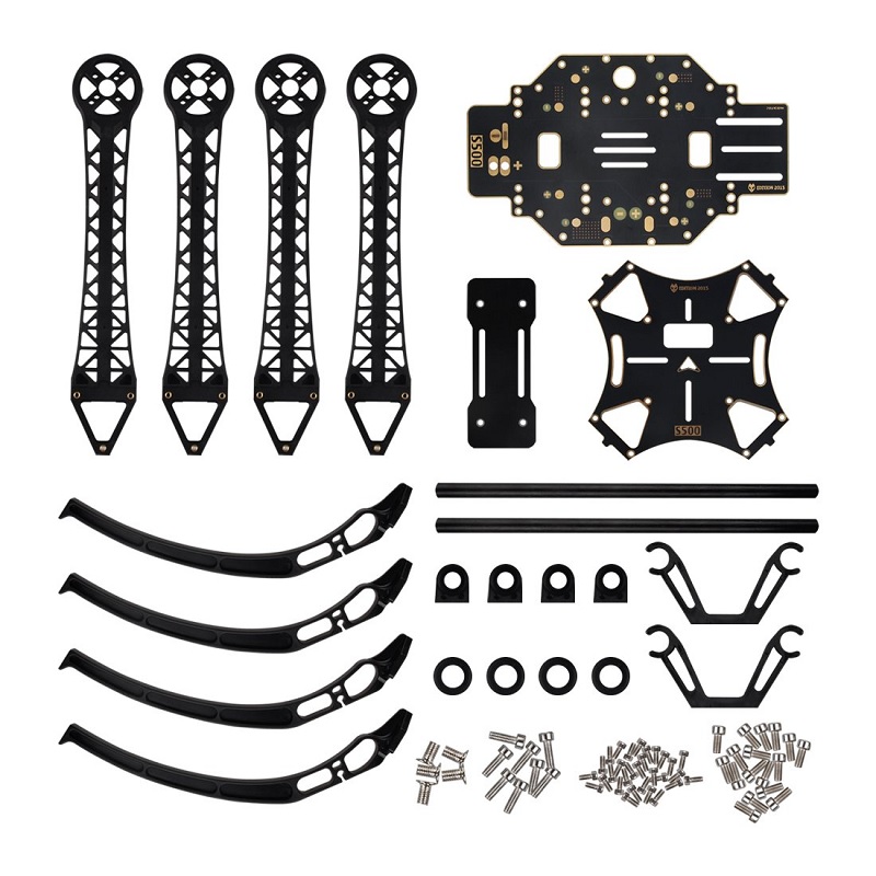 S500 FPV Quadcopter Frame w/ PCB & High Landing Gear - Image 2