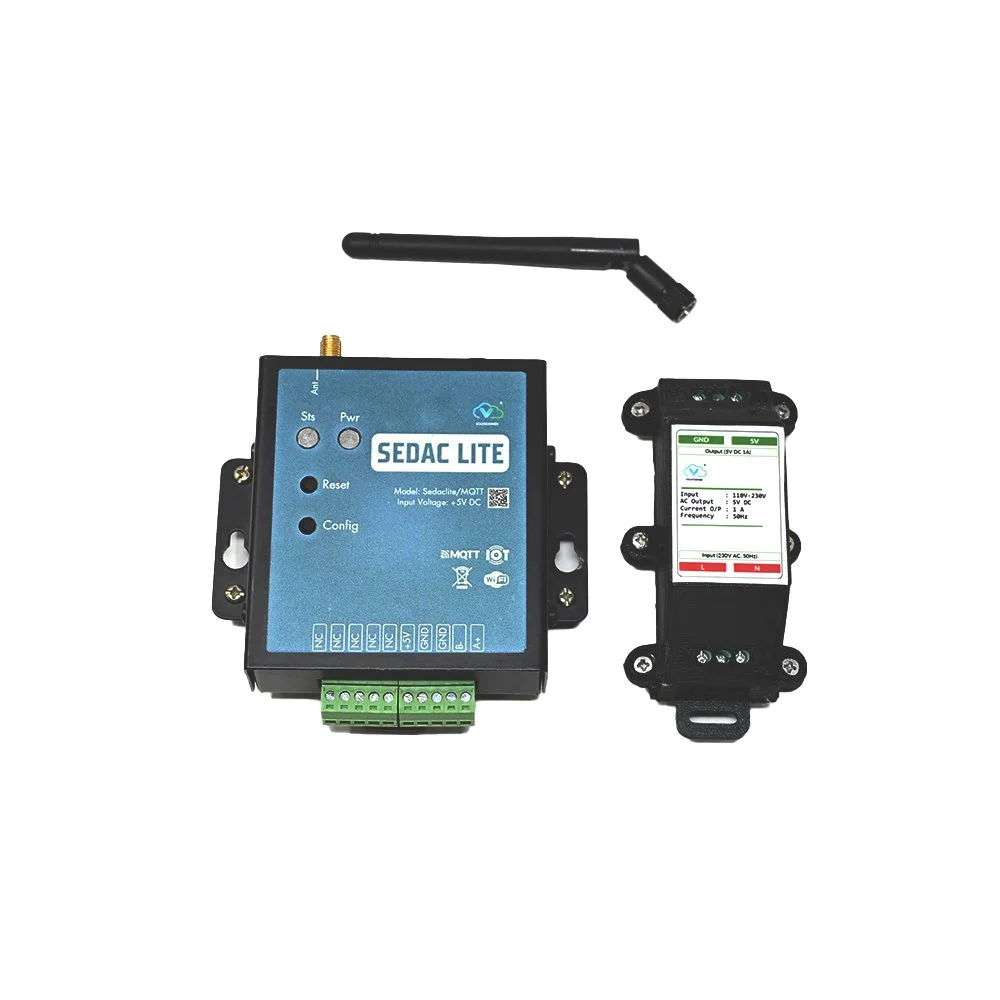 SEDAC Lite Modbus Gateway WiFi 5V DC w/ LoRa & Wi-Fi Antennas - Image 3
