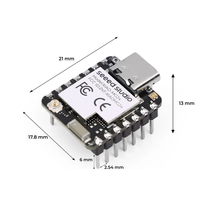 Seeed Studio Studio XIAO MG24 Board (Pre-Soldered) - EFR32MG24, Matter/Thread/BLE 5.3 - Image 3
