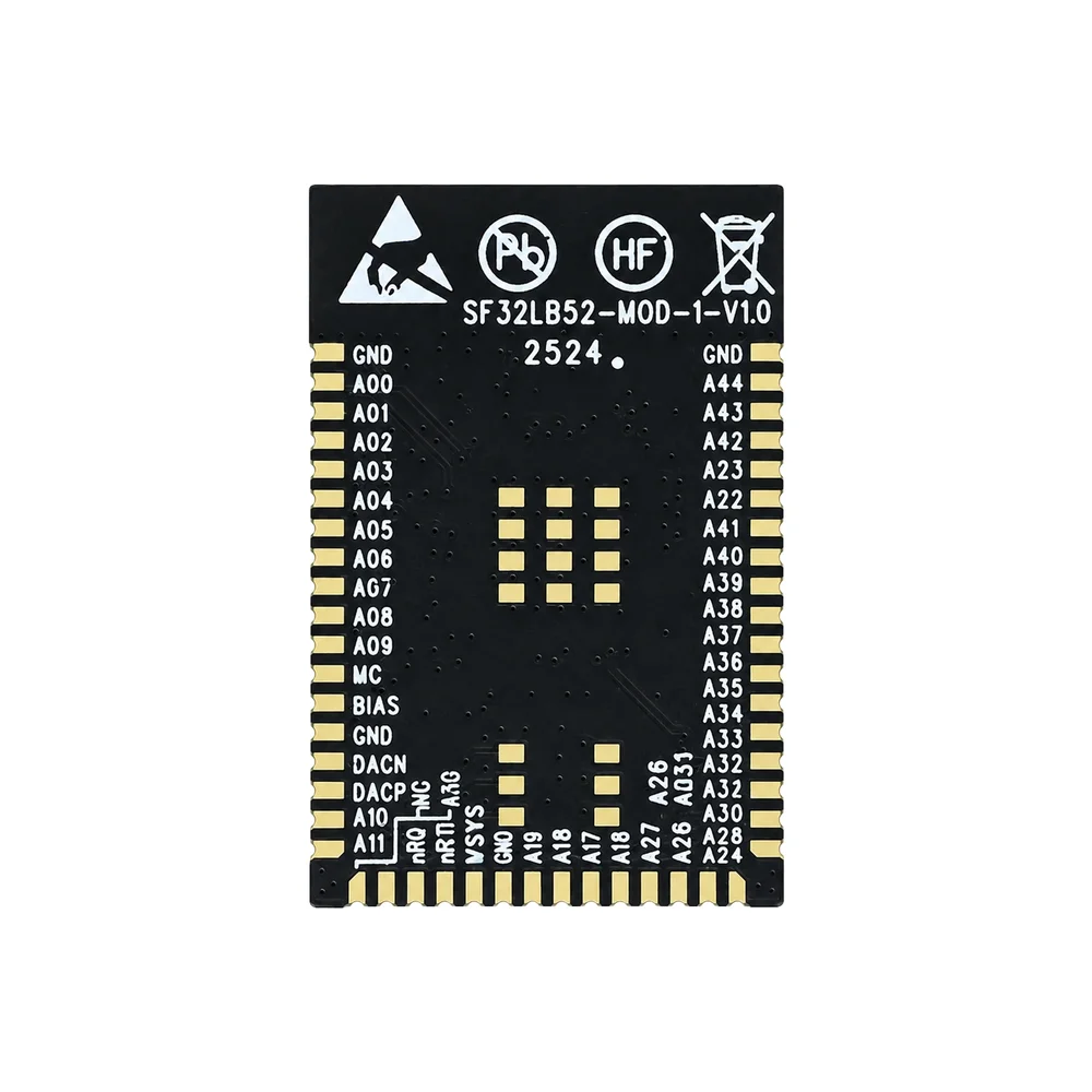 SiFli Technologies SF32LB525 Bluetooth 5.3 AIoT Module N16R8 w/ QSPI Display - Image 3