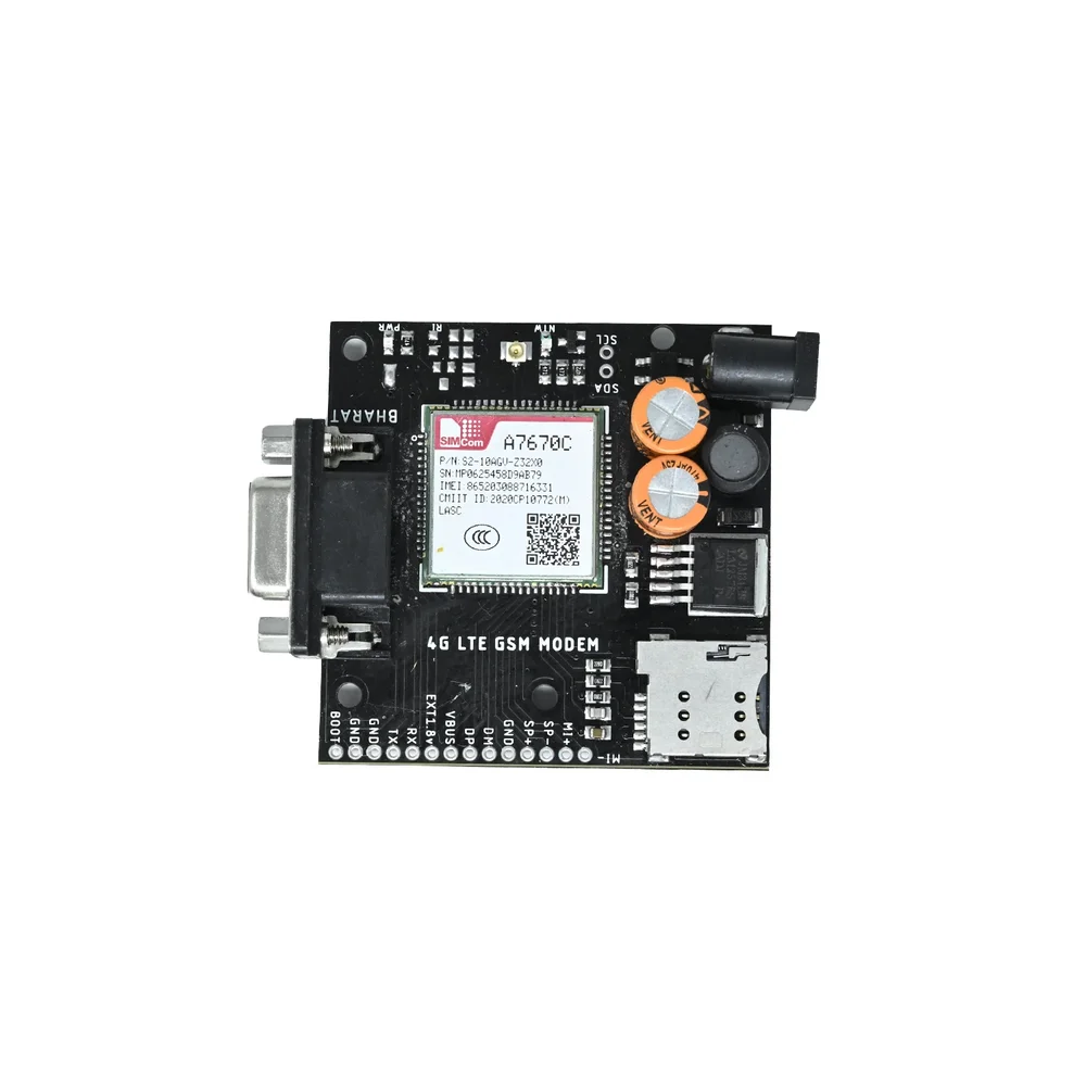 SIM A7670C 4G LTE Development Board w/ Flex Antenna - Image 2