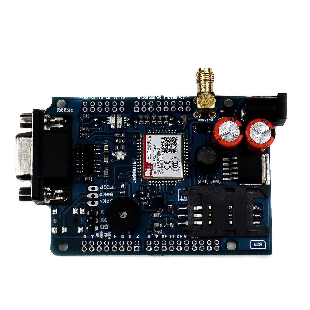 SIM800C Quad-Band GSM/GPRS Modem Module w/ Antenna & RS232 - Image 7