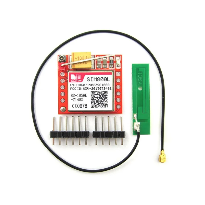 SIM800L GPRS GSM Module Core Board Quad-band TTL Serial Port w/ Antenna