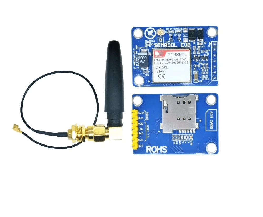 SIM800L V2 5V GSM GPRS Module Quad-Band w/ Antenna - Image 2