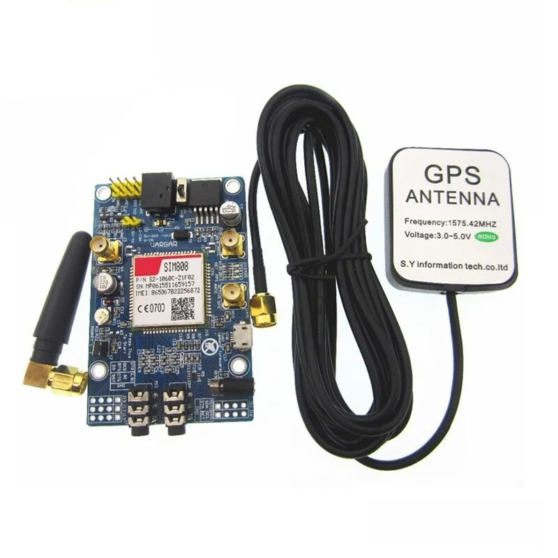 SIM808 Bluetooth Compatible GSM/GPRS/GPS Module w/ Antennas - Image 6