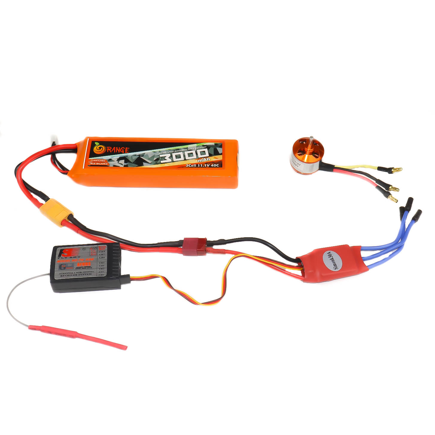 SimonK 30A BLDC ESC with 5V 2A BEC (2-3S LiPo) - Image 3