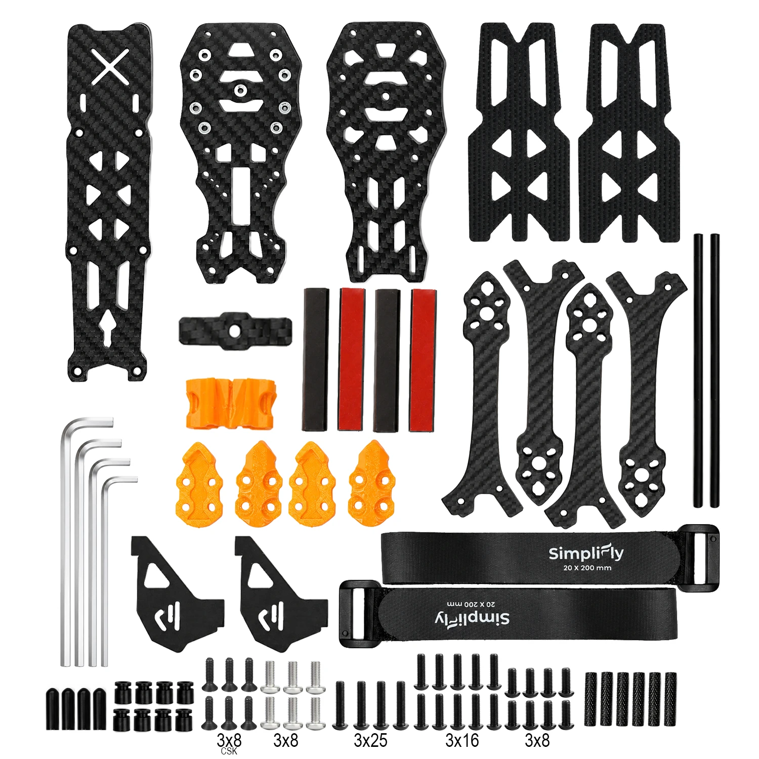 SimpliFly MK5 5-Inch Freestyle FPV Drone Frame - Image 5