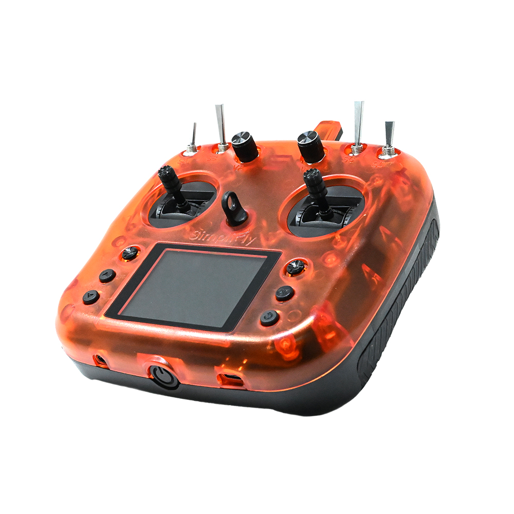 SimpliFly SF10 2.4GHz 10 Channel RC Transmitter and Receiver Combo Kit - OrangeRX-Black - Image 4