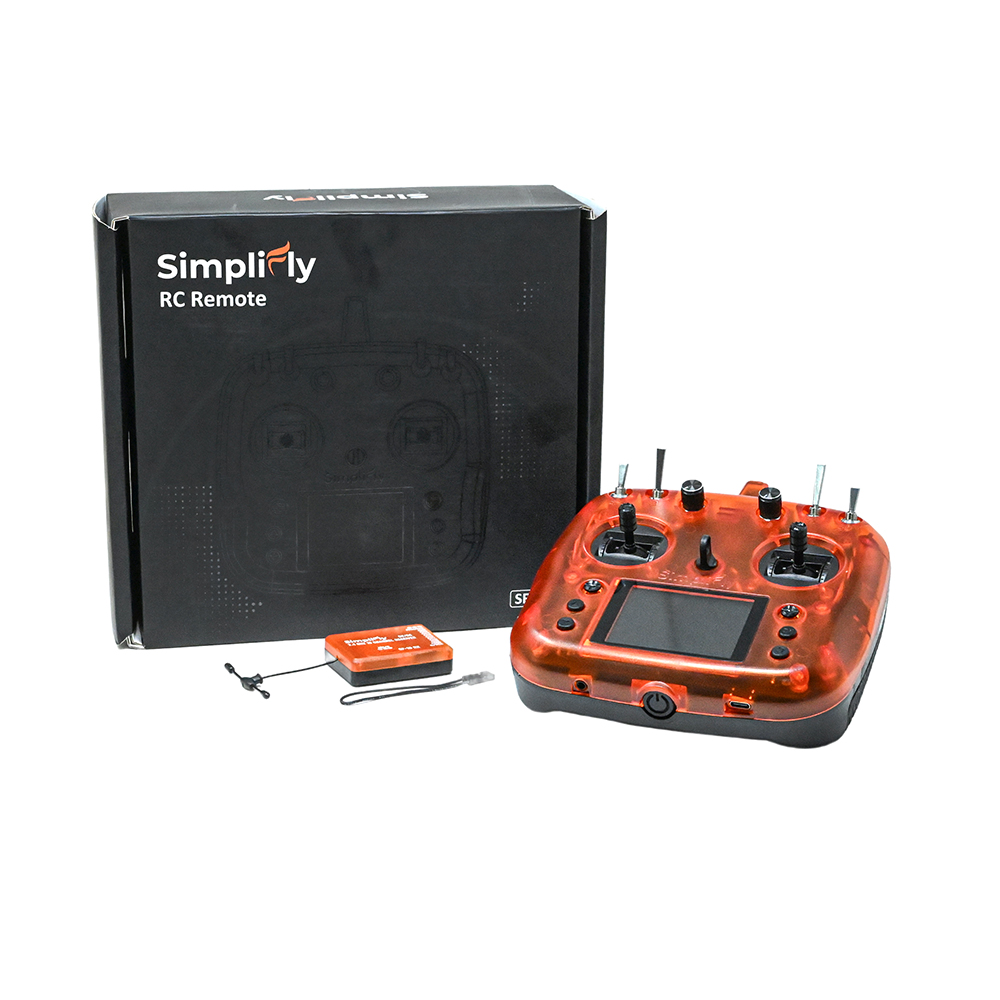 SimpliFly SF10 2.4GHz 10 Channel RC Transmitter and Receiver Combo Kit - OrangeRX-Black - Image 8