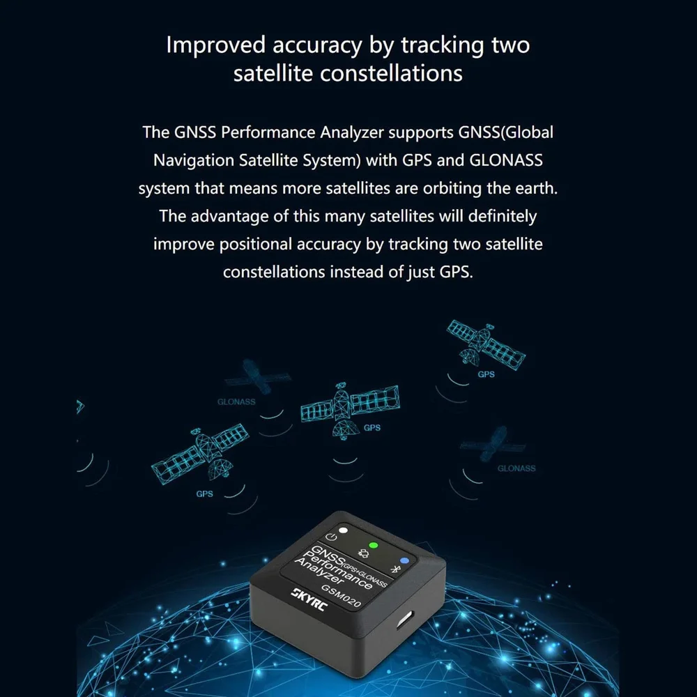 SkyRC GSM020 GNSS Performance Analyzer Speed Meter - Image 2