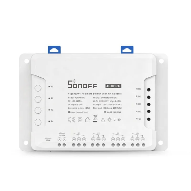 Sonoff 4CH PRO R3 4-Channel Smart Switch WiFi 2.4GHz 10A