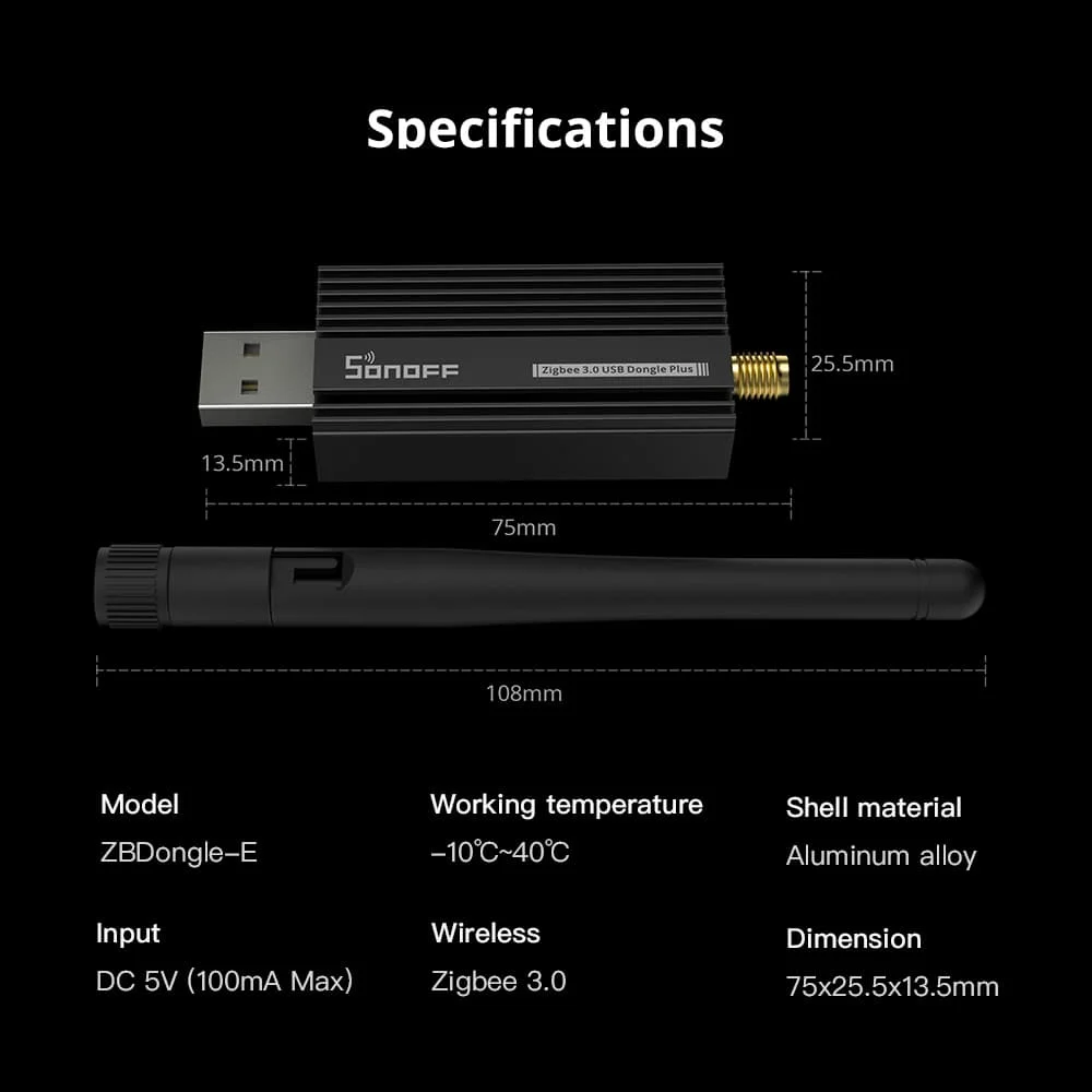 Sonoff ZBDongle-E Zigbee 3.0 USB Dongle Plus - Image 5