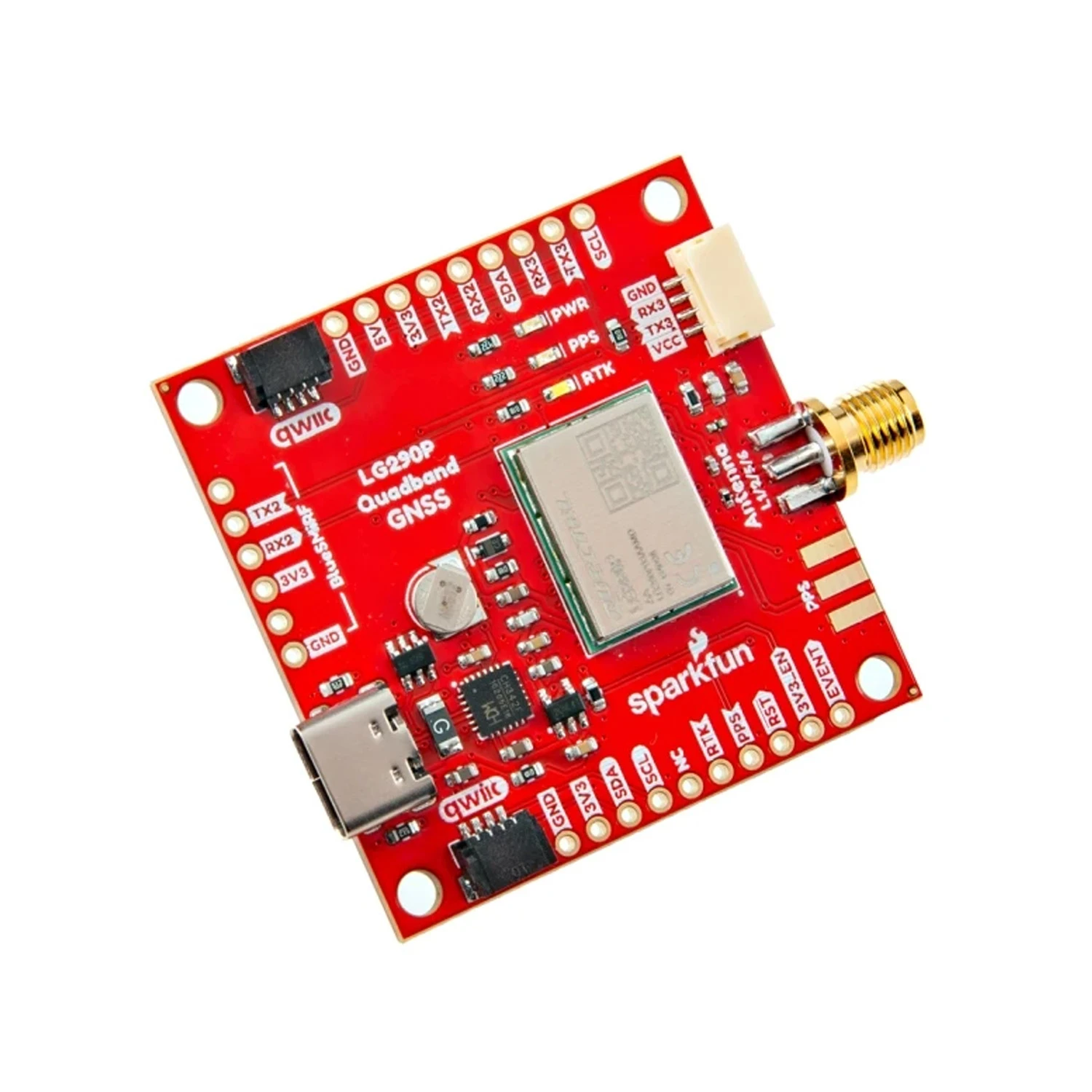 SparkFun GNSS RTK Breakout - Quad-Band LG290P (Qwiic) - Image 2
