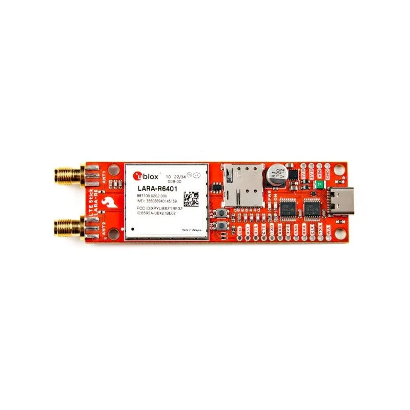 SparkFun LTE Stick LARA-R6 LTE Cat 1 Module w/ Dual SMA - Image 2