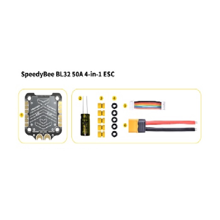 SpeedyBee BL32 50A 4-in-1 ESC - Image 3