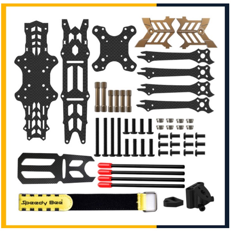 SpeedyBee FS225 V2 225mm Freestyle FPV Drone Frame - Image 5