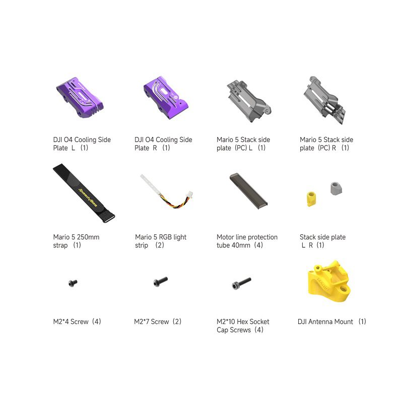SpeedyBee Mario 5 Frame Upgrade Kit D - Image 2