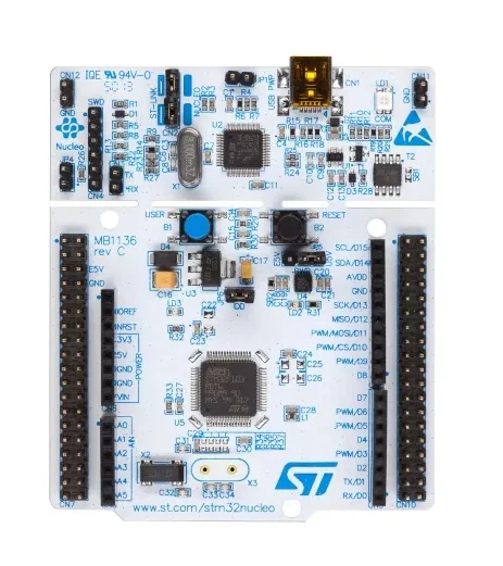 STMicroelectronics NUCLEO-F334R8 Dev Board, STM32F334R8 MCU, ST-LINK/V2-1 - Image 2