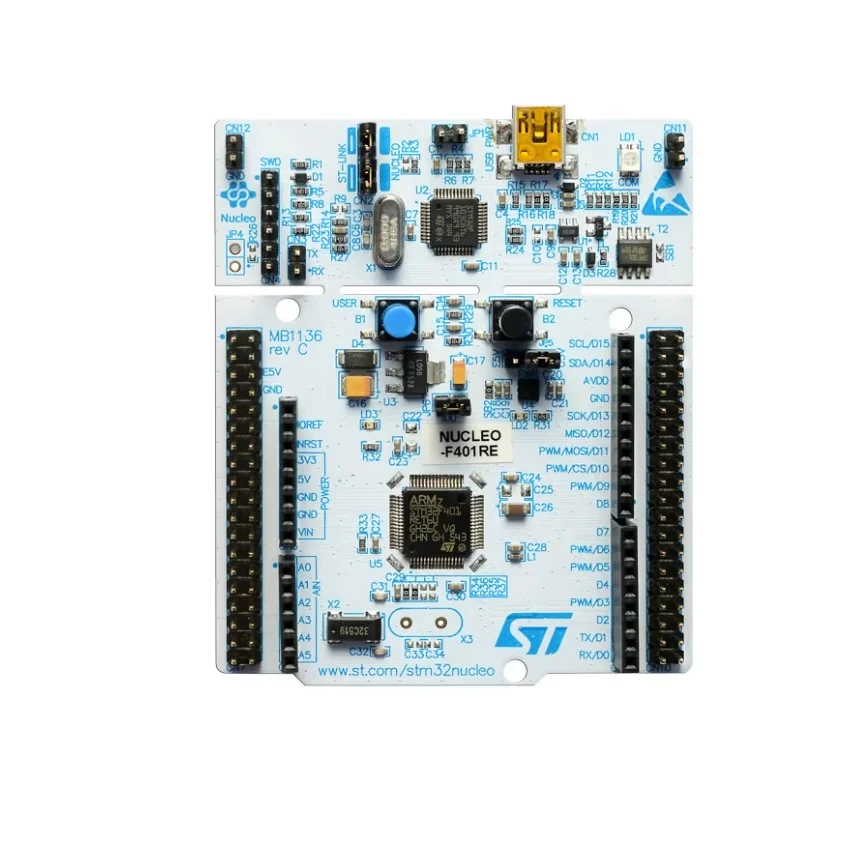 STMicroelectronics NUCLEO-F401RE STM32F401RET6 Dev Board - Image 2