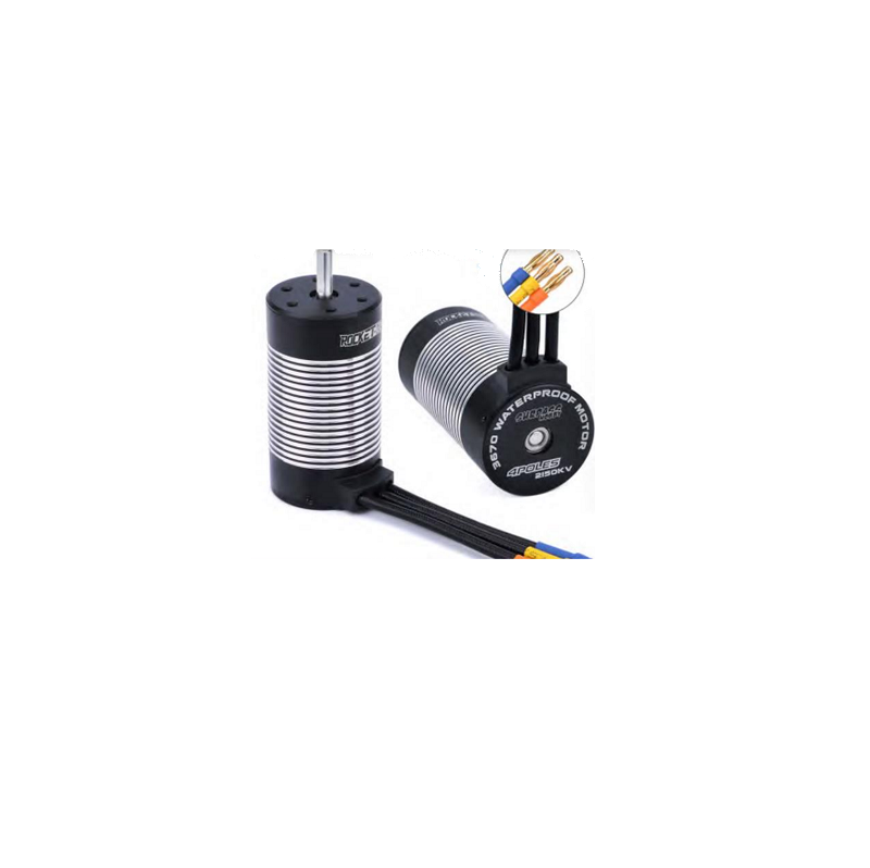 Surpass Hobby 3665 ROCKET Sensorless Waterproof Motor 1550KV - 5.0mm Shaft, Gold Plated Connectors - Image 2