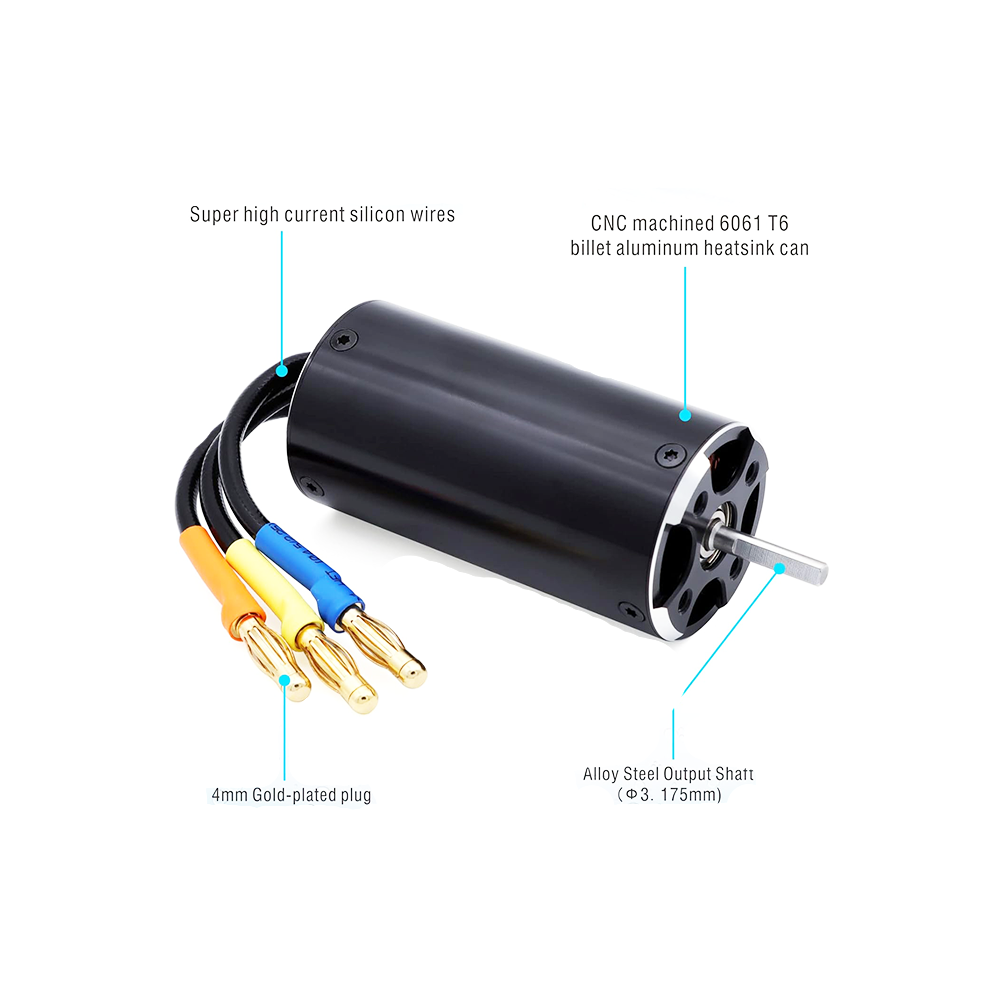 Surpass Hobby Rocket 2958 4200KV Brushless Motor - Black - Image 2