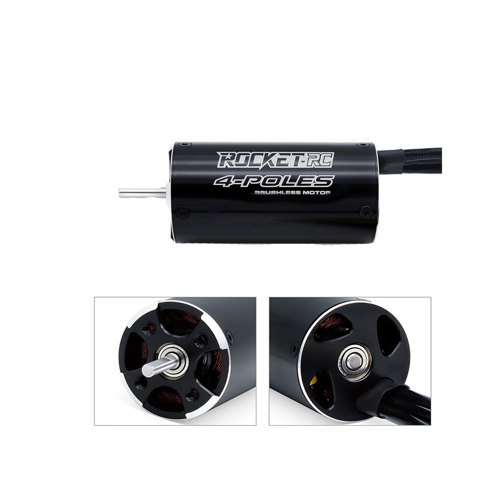 Surpass Hobby Rocket 2958 Brushless Motor 4-Pole 3380KV - Black - Image 3