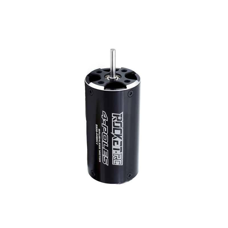 Surpass Hobby Rocket 2958 Brushless RC Boat Motor 4POLE 3.175mm Shaft (4480 KV) - Black