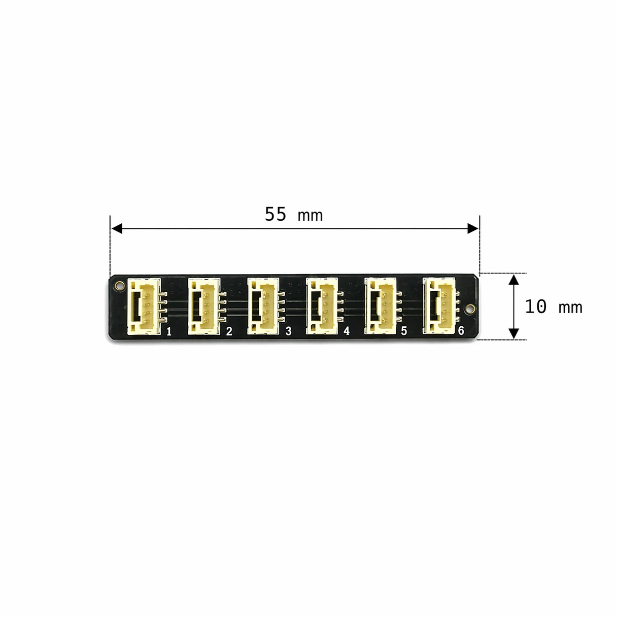 SwiftWing DroneCAN 6-Port CAN Bus Splitter JST-GH 4-Pin - Image 3