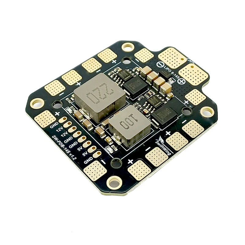 SwiftWing PDB-14S Power Distribution Board w/ 12V & 5V Buck