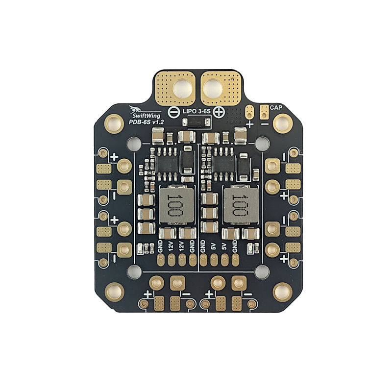 SwiftWing PDB-6S Power Distribution Board 3-6S w/ 5V 12V BEC - Image 3